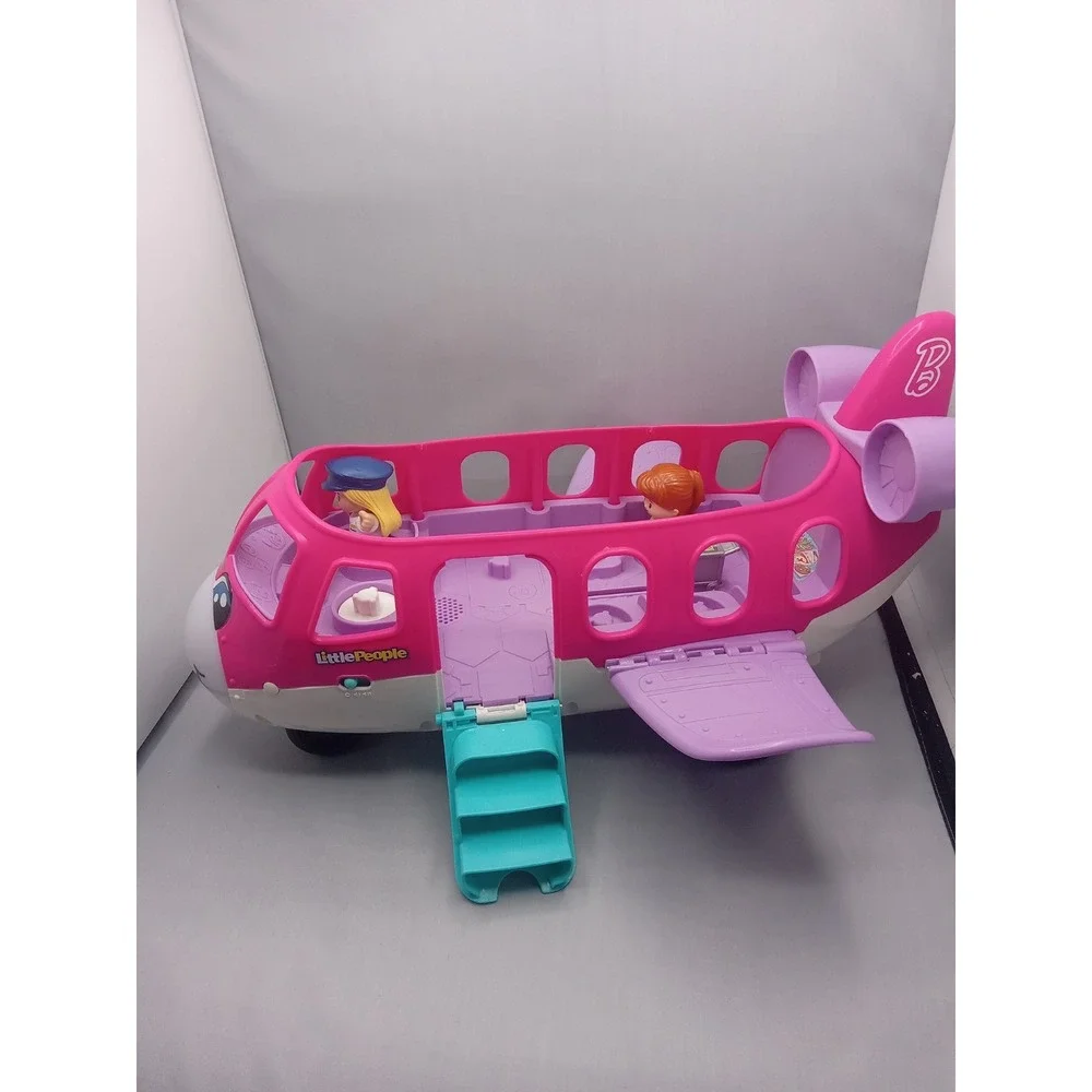 Fisher-Price Little People Barbie Toddler Toy‎ Little Dream Plane 2 People